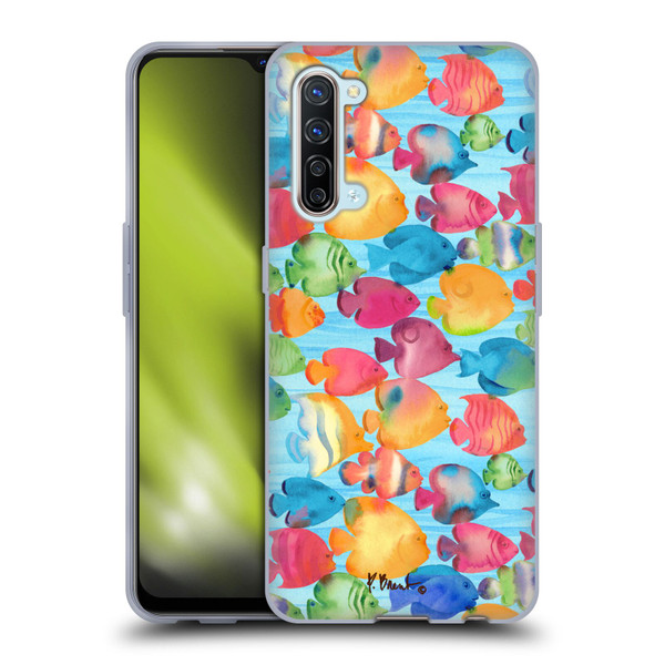 Paul Brent Coastal Tropical Fish School Soft Gel Case for OPPO Find X2 Lite 5G