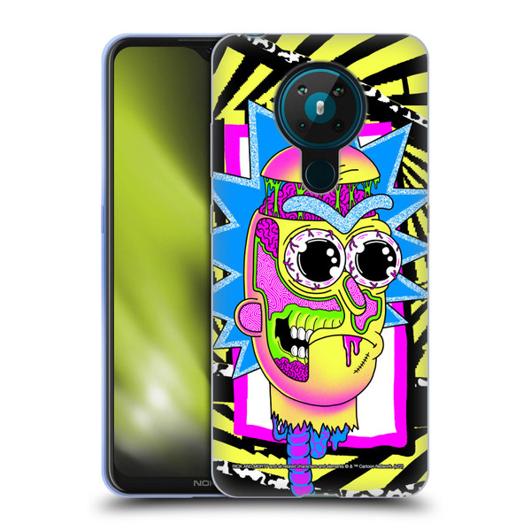 Rick And Morty Season 1 & 2 Graphics Rick Soft Gel Case for Nokia 5.3
