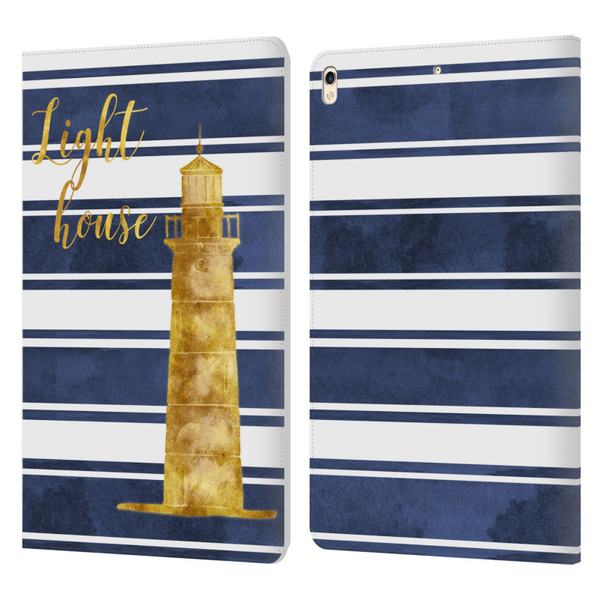 Paul Brent Nautical Lighthouse Leather Book Wallet Case Cover For Apple iPad Pro 10.5 (2017)