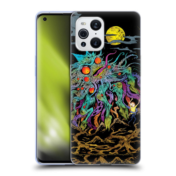 Rick And Morty Season 1 & 2 Graphics The Dunrick Horror Soft Gel Case for OPPO Find X3 / Pro