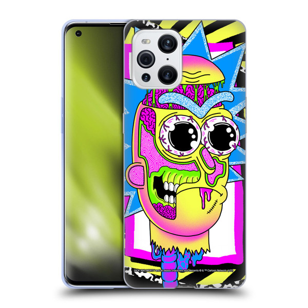 Rick And Morty Season 1 & 2 Graphics Rick Soft Gel Case for OPPO Find X3 / Pro