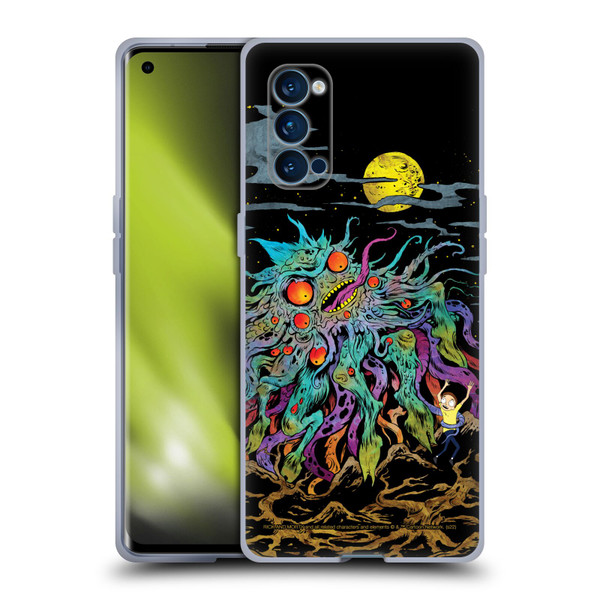 Rick And Morty Season 1 & 2 Graphics The Dunrick Horror Soft Gel Case for OPPO Reno 4 Pro 5G
