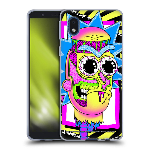 Rick And Morty Season 1 & 2 Graphics Rick Soft Gel Case for Samsung Galaxy A01 Core (2020)