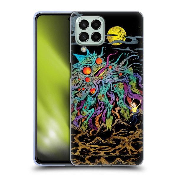 Rick And Morty Season 1 & 2 Graphics The Dunrick Horror Soft Gel Case for Samsung Galaxy M53 (2022)