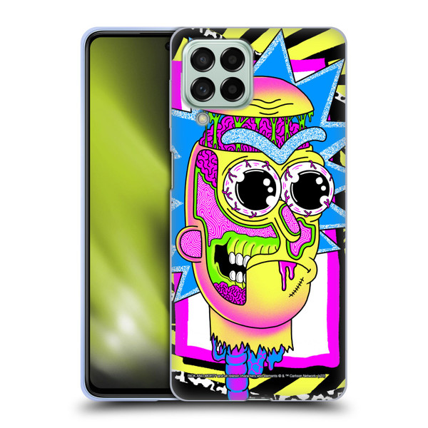 Rick And Morty Season 1 & 2 Graphics Rick Soft Gel Case for Samsung Galaxy M53 (2022)