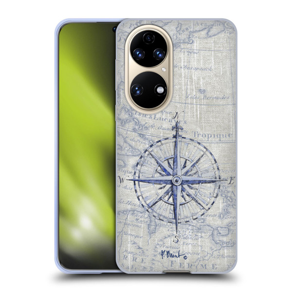 Paul Brent Nautical Vintage Compass Soft Gel Case for Huawei P50