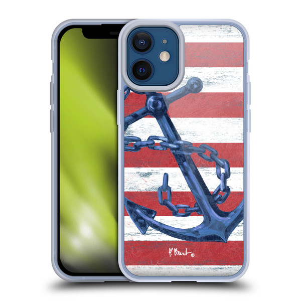 Paul Brent Nautical Westerly Anchor Soft Gel Case for Apple iPhone 12 Mini