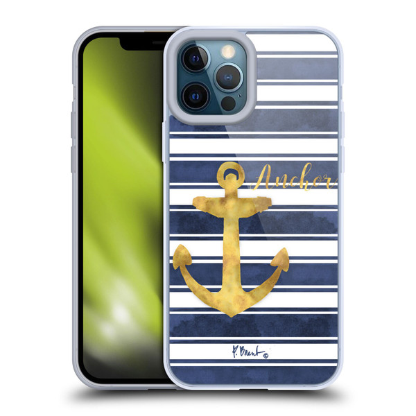 Paul Brent Nautical Anchor Soft Gel Case for Apple iPhone 12 Pro Max