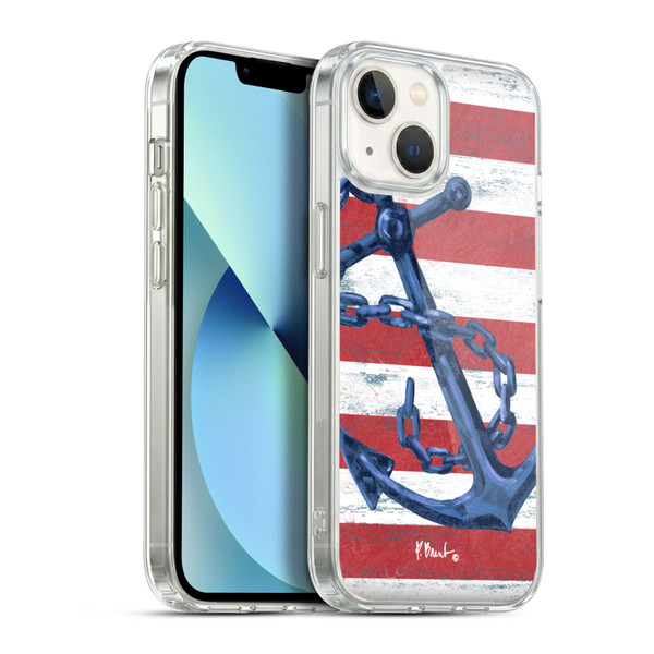Paul Brent Nautical Westerly Anchor Soft Gel Case for Apple iPhone 13