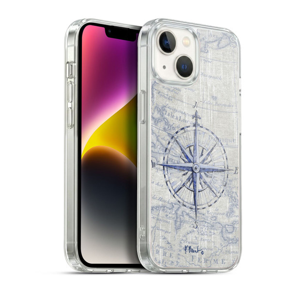Paul Brent Nautical Vintage Compass Soft Gel Case for Apple iPhone 14