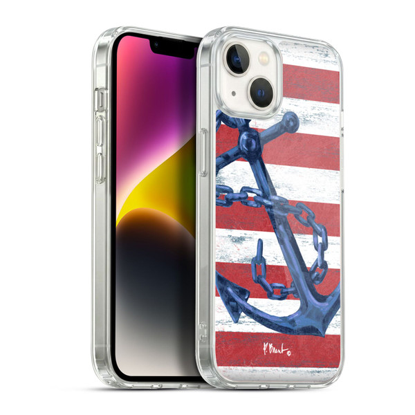 Paul Brent Nautical Westerly Anchor Soft Gel Case for Apple iPhone 14 Plus & MagSafe