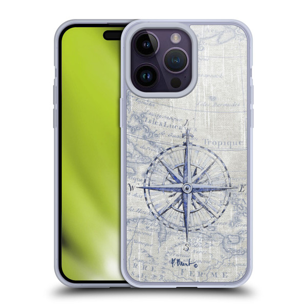 Paul Brent Nautical Vintage Compass Soft Gel Case for Apple iPhone 14 Pro Max