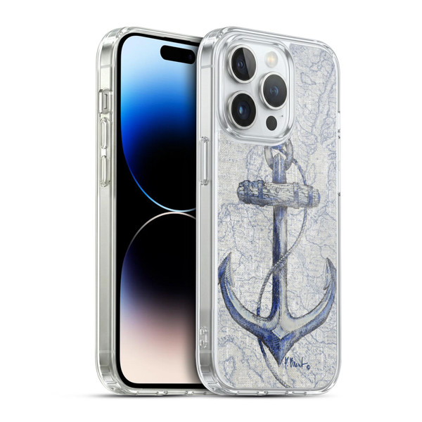 Paul Brent Nautical Vintage Anchor Soft Gel Case for Apple iPhone 14 Pro & MagSafe