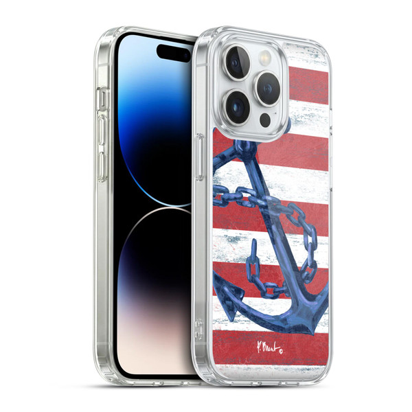 Paul Brent Nautical Westerly Anchor Soft Gel Case for Apple iPhone 14 Pro & MagSafe
