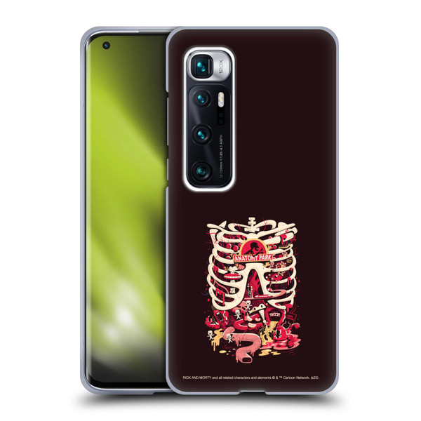 Rick And Morty Season 1 & 2 Graphics Anatomy Park Soft Gel Case for Xiaomi Mi 10 Ultra 5G
