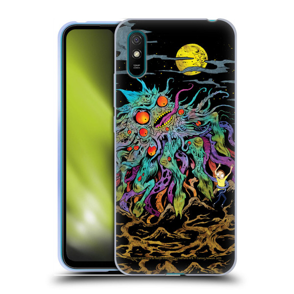 Rick And Morty Season 1 & 2 Graphics The Dunrick Horror Soft Gel Case for Xiaomi Redmi 9A / Redmi 9AT