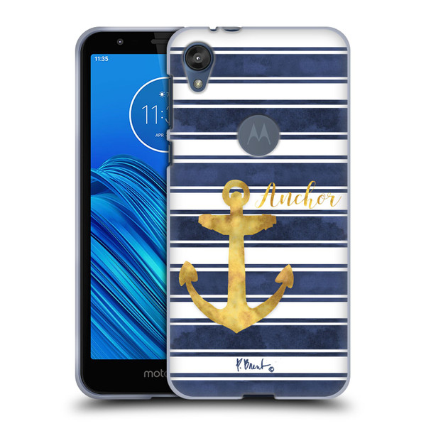 Paul Brent Nautical Anchor Soft Gel Case for Motorola Moto E6