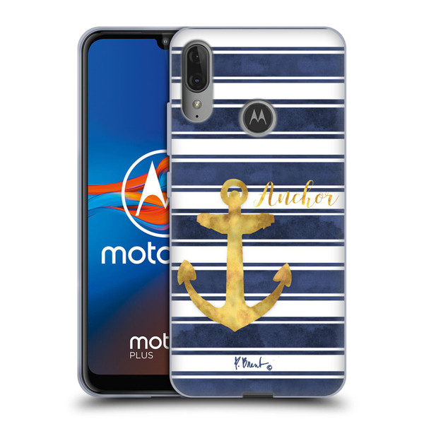 Paul Brent Nautical Anchor Soft Gel Case for Motorola Moto E6 Plus