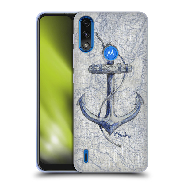 Paul Brent Nautical Vintage Anchor Soft Gel Case for Motorola Moto E7 Power / Moto E7i Power