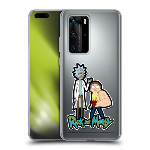 Rick And Morty Season 3 Character Art Rick and Morty Soft Gel Case for Huawei P40 Pro / P40 Pro Plus 5G