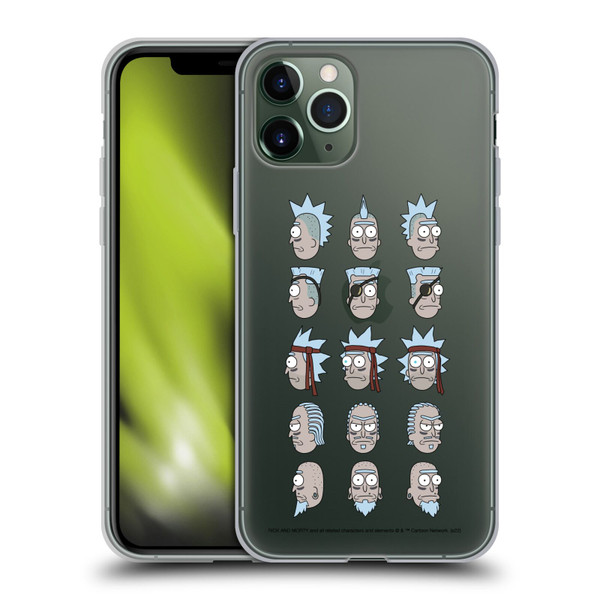 Rick And Morty Season 3 Character Art Seal Team Ricks Soft Gel Case for Apple iPhone 11 Pro