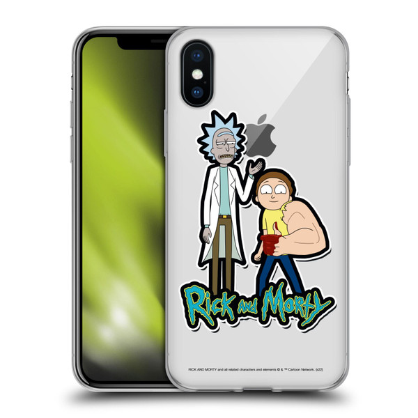Rick And Morty Season 3 Character Art Rick and Morty Soft Gel Case for Apple iPhone X / iPhone XS