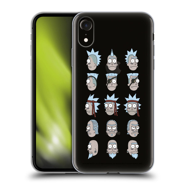 Rick And Morty Season 3 Character Art Seal Team Ricks Soft Gel Case for Apple iPhone XR