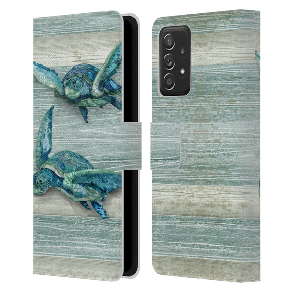 Paul Brent Sea Creatures Turtle Leather Book Wallet Case Cover For Samsung Galaxy A53 5G (2022)