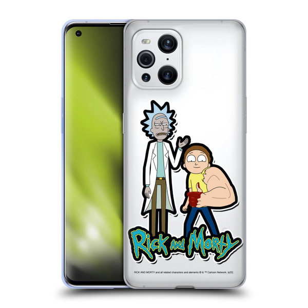 Rick And Morty Season 3 Character Art Rick and Morty Soft Gel Case for OPPO Find X3 / Pro