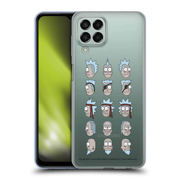 Rick And Morty Season 3 Character Art Seal Team Ricks Soft Gel Case for Samsung Galaxy M33 (2022)