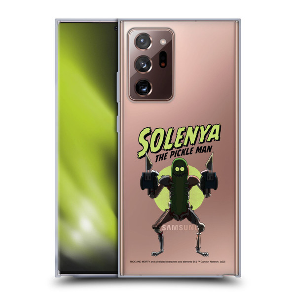 Rick And Morty Season 3 Character Art Pickle Rick Soft Gel Case for Samsung Galaxy Note20 Ultra / 5G