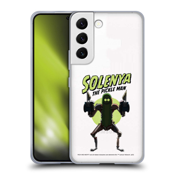 Rick And Morty Season 3 Character Art Pickle Rick Soft Gel Case for Samsung Galaxy S22 5G