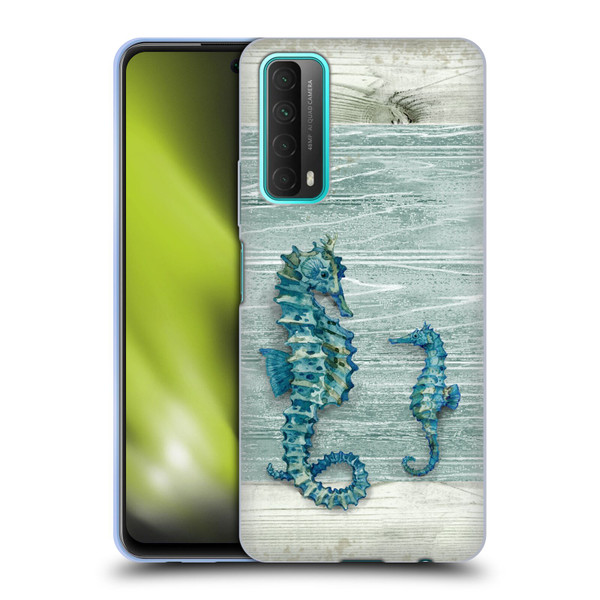 Paul Brent Sea Creatures Seahorse Soft Gel Case for Huawei P Smart (2021)