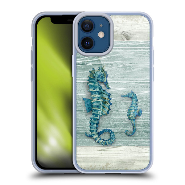 Paul Brent Sea Creatures Seahorse Soft Gel Case for Apple iPhone 12 Mini