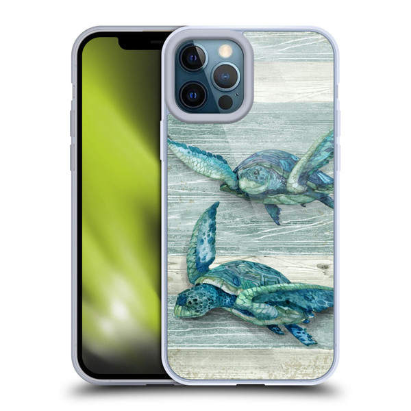 Paul Brent Sea Creatures Turtle Soft Gel Case for Apple iPhone 12 Pro Max