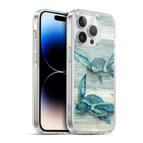 Paul Brent Sea Creatures Turtle Soft Gel Case for Apple iPhone 14 Pro & MagSafe