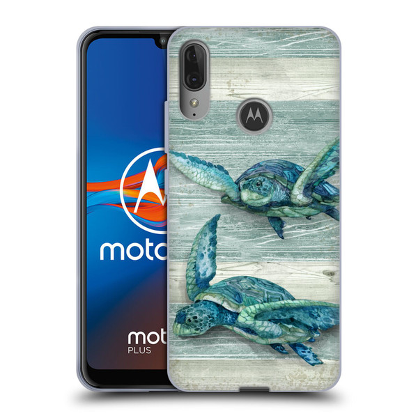 Paul Brent Sea Creatures Turtle Soft Gel Case for Motorola Moto E6 Plus