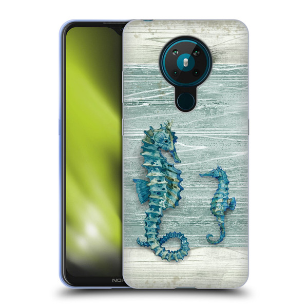 Paul Brent Sea Creatures Seahorse Soft Gel Case for Nokia 5.3