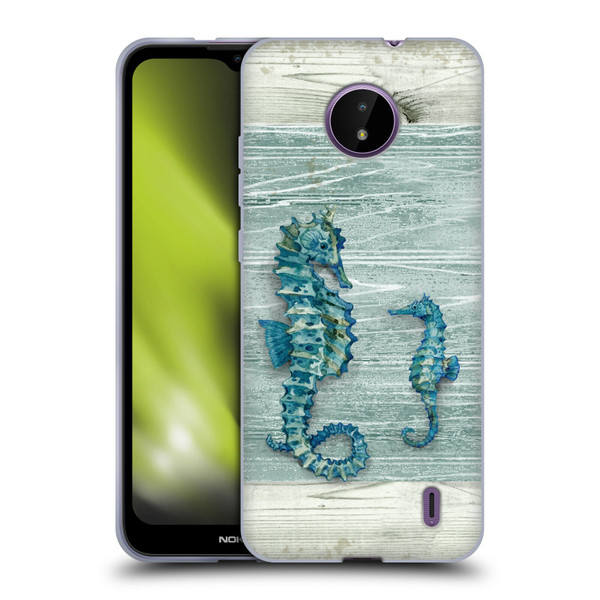 Paul Brent Sea Creatures Seahorse Soft Gel Case for Nokia C10 / C20