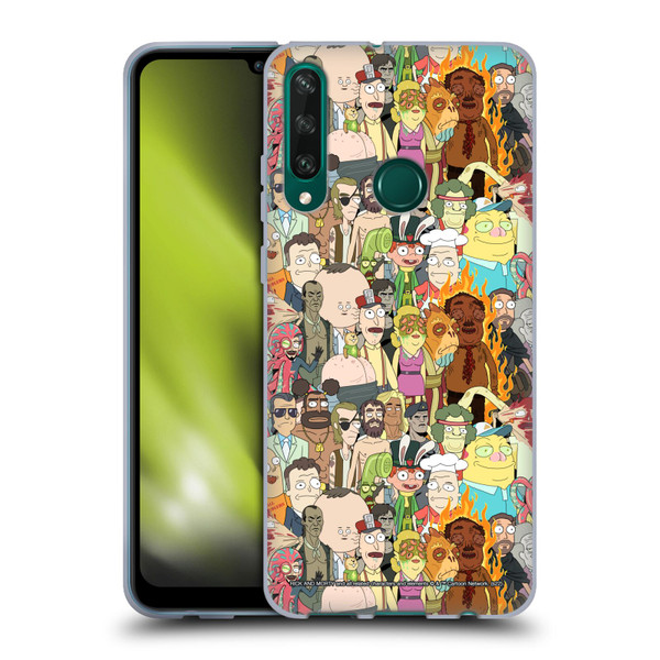 Rick And Morty Season 3 Graphics Interdimensional Space Cable Soft Gel Case for Huawei Y6p