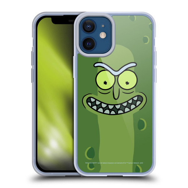 Rick And Morty Season 3 Graphics Pickle Rick Soft Gel Case for Apple iPhone 12 Mini & MagSafe