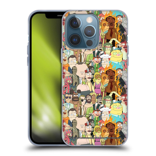 Rick And Morty Season 3 Graphics Interdimensional Space Cable Soft Gel Case for Apple iPhone 13 Pro