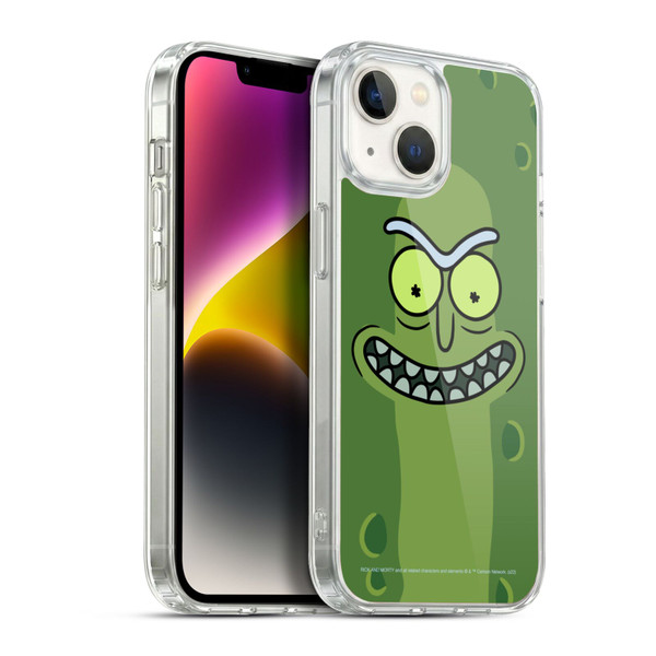 Rick And Morty Season 3 Graphics Pickle Rick Soft Gel Case for Apple iPhone 14