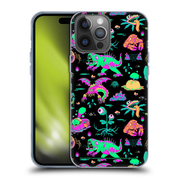 Rick And Morty Season 3 Graphics Aliens Soft Gel Case for Apple iPhone 14 Pro Max