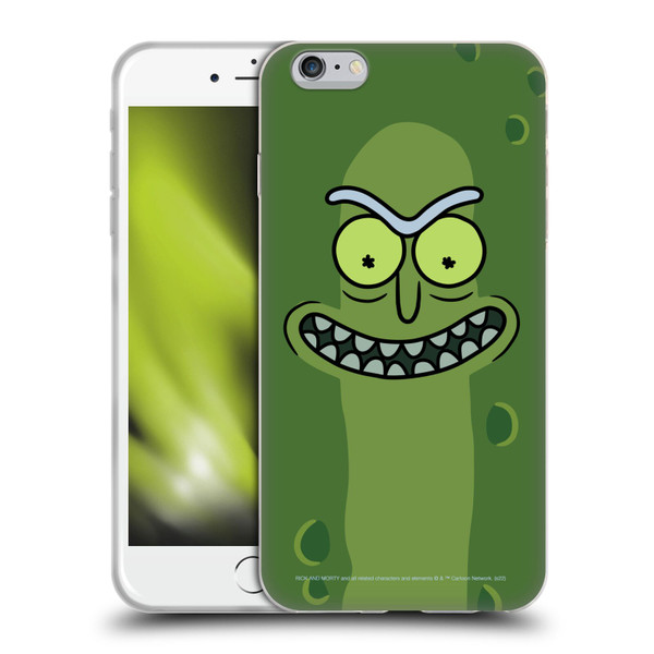 Rick And Morty Season 3 Graphics Pickle Rick Soft Gel Case for Apple iPhone 6 Plus / iPhone 6s Plus