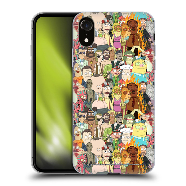 Rick And Morty Season 3 Graphics Interdimensional Space Cable Soft Gel Case for Apple iPhone XR
