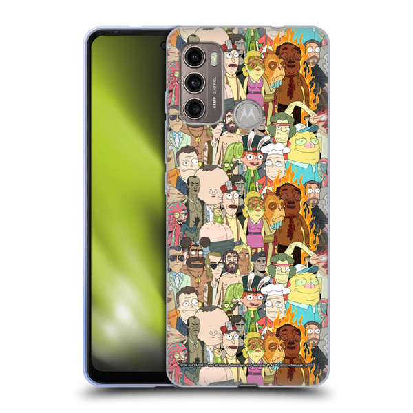 Rick And Morty Season 3 Graphics Interdimensional Space Cable Soft Gel Case for Motorola Moto G60 / Moto G40 Fusion