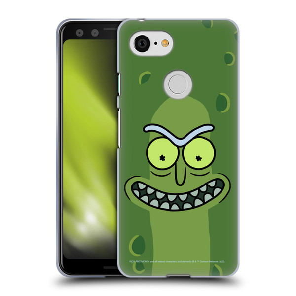 Rick And Morty Season 3 Graphics Pickle Rick Soft Gel Case for Google Pixel 3