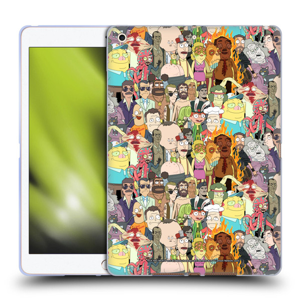 Rick And Morty Season 3 Graphics Interdimensional Space Cable Soft Gel Case for Apple iPad 10.2 2019/2020/2021