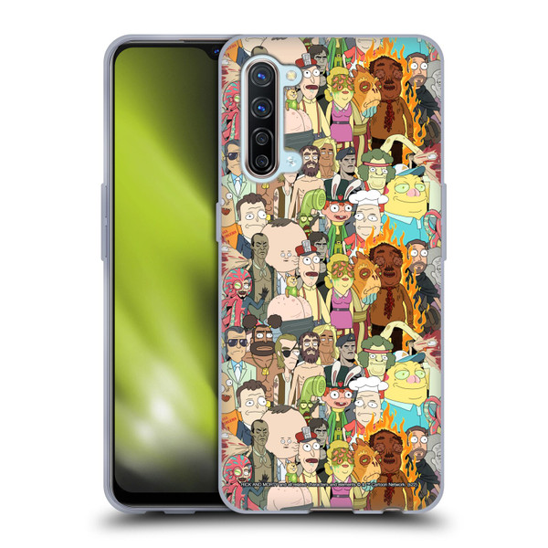 Rick And Morty Season 3 Graphics Interdimensional Space Cable Soft Gel Case for OPPO Find X2 Lite 5G